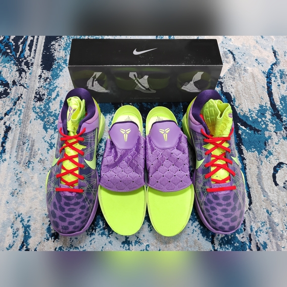 Nike Zoom Kobe VII 7 Supreme Christmas Cheetah 488244-500 Basketball Shoes US10 - Picture 7 of 12